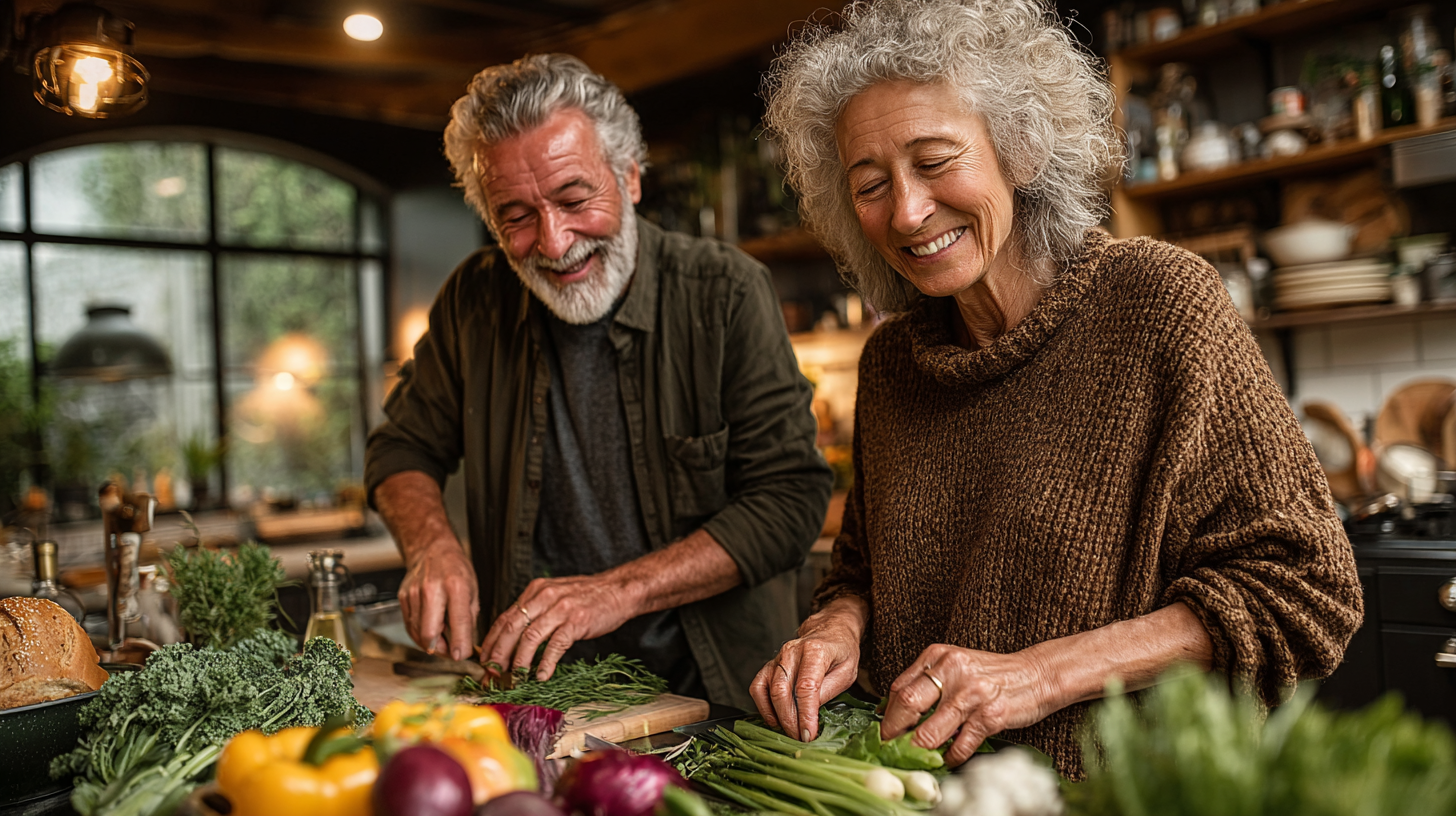 Zdrowe produkty spożywcze na stole